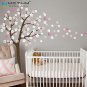 Nursery Tree Flowers Butterfly Art Baby Kids Room Wall Sticker Nature Wall Decor