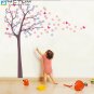Nursery Tree Flowers Butterfly Art Baby Kids Room Wall Sticker Nature Wall Decor