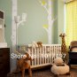 100"x100" Birch Tree Wall Decals for nursery- Baby nursery room art mural vinyl wall decor stickers