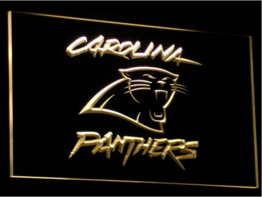 Carolina Panthers Super Bowl Bar LED Neon Light Sign 7 colors
