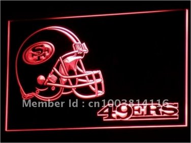 San Francisco 49ers Helmet NR LED Neon Light