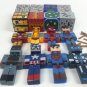16pcs/lot Minecraft Avengers Ver. Hanger Creeper Action Figure Weapon Toys Keychain 3D