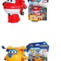 8PCS/Set Super Wings Mini Airplane ABS Robot toys Action Figures