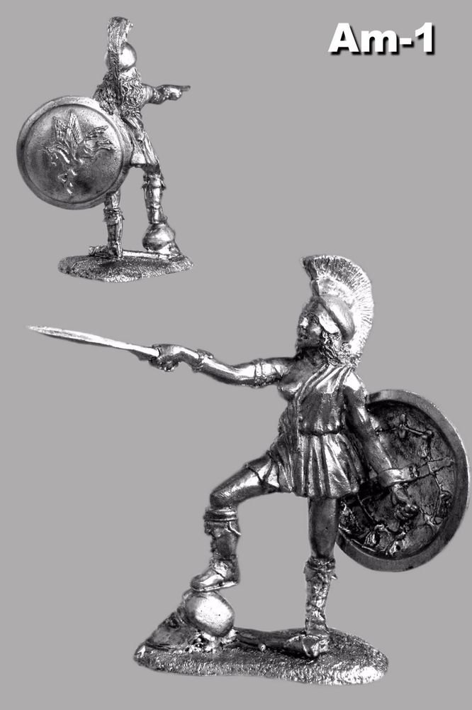 TOY 54mm Soldier AMAZON woman warrior sculpture 1/32 white metal