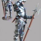 TIN TOY SOLDIER 54MM Knight with poleaxe PAINTED 1/32 metal miniature Kn-23