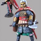 PAINTED metal RUSSIAN WARRIOR 54mm TOY SOLDIER 1/32 tin miniature figure Rd-06