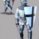 PAINTED TOY SOLDIER Knight of the Teutonic Order 54mm tin metal scale 1/32 Or-11