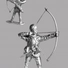 English Archer 54MM TIN TOY Soldier 54mm scale 1/32 metal MINIATURE FIGURE KN-13