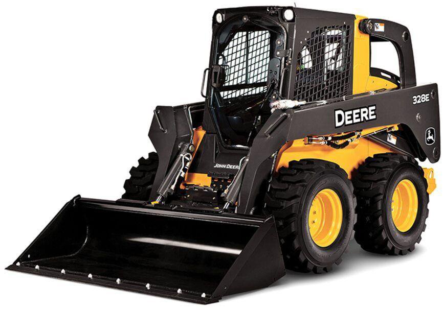 John Deere 328E, 332E Skid Steer Loader Operation, Maintenance & Diagnostic Test Manual TM12802