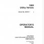 John Deere 1800 Utility Vehicle Opertor's Manual Download