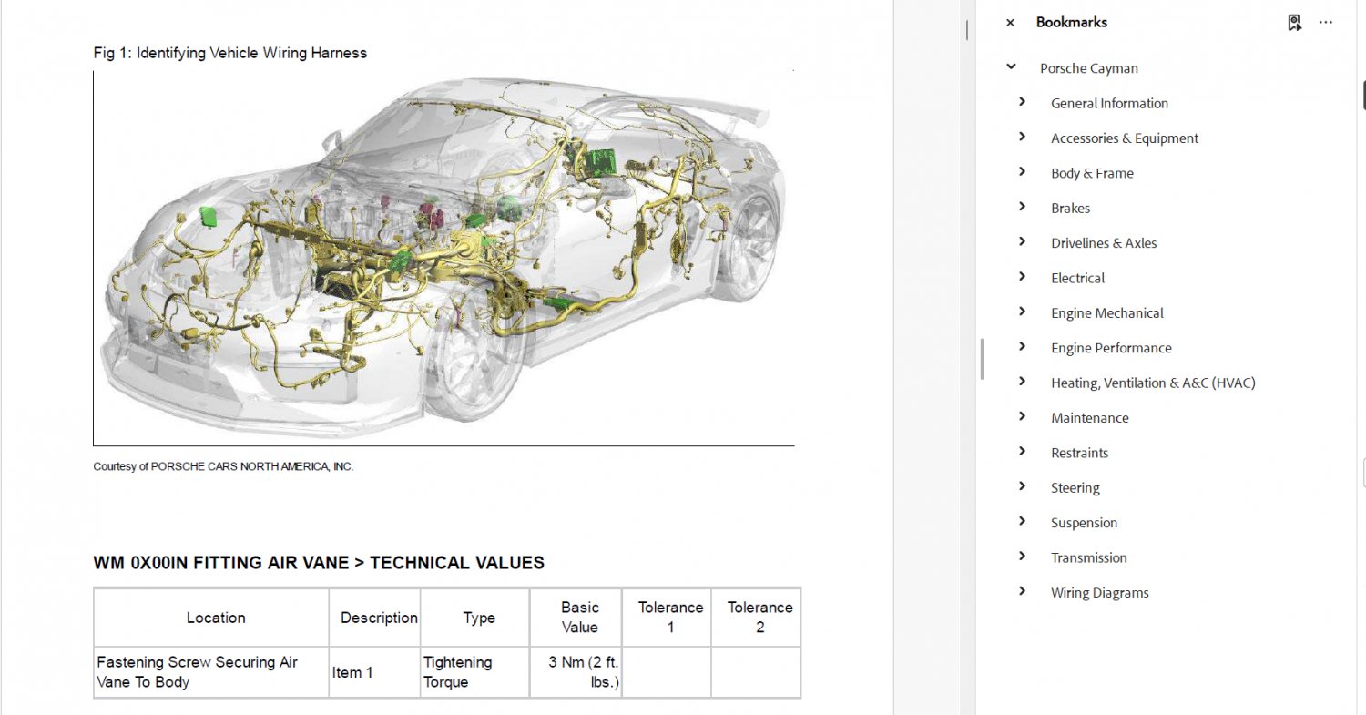 2012-2016 Porsche Boxter Cayman Service Manual Download