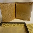 Vintage EK Wallet Bifold Leather Tan in Box