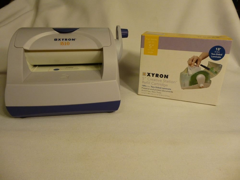 XYRON 510 Laminator Sticker, & Label Maker 5" Wide w/ cartridge
