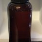 100ml Amber PET Black Wadded Cap Bottle
