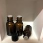 15ml Amber Oil Bottles with reducers and caps