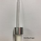 50ml Glass Dropper Aluminium Lid