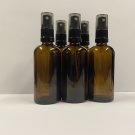 100ml Glass Amber Spray Bottle (x5)