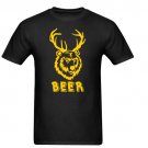 Beer Deer funny drunk party Gildan Men's Standard T-shirt