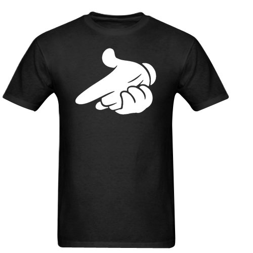 Cartoon Hands Gun Gildan Men's Standard T-shirt