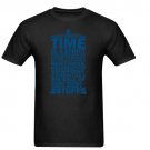 DOCTOR WHO TYPOGRAPHY Doc Dr BBC Tardis Gildan Men's Standard T-shirt