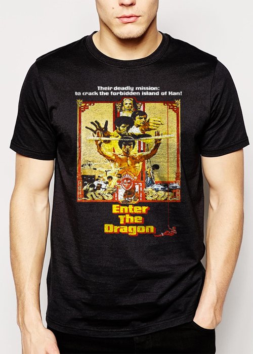 Best Buy Enter The Dragon - Custom Bruce Lee T-Shirt Men Adult T-Shirt Sz S-2XL