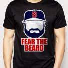Best Buy Johnny Gomes Boston Red Sox FEAR THE BEARD Men Adult T-Shirt Sz S-2XL