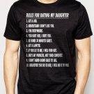 Best Buy Rules For Dating My Daughter T-Shirt - Fathers Day Gift Birthday Men Adult T-Shirt Sz S-2XL