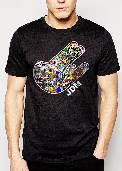 Best Buy STICKER BOMBING SHOCKER JDM BOMB JAPAN RACING CAR Men Adult T-Shirt Sz S-2XL