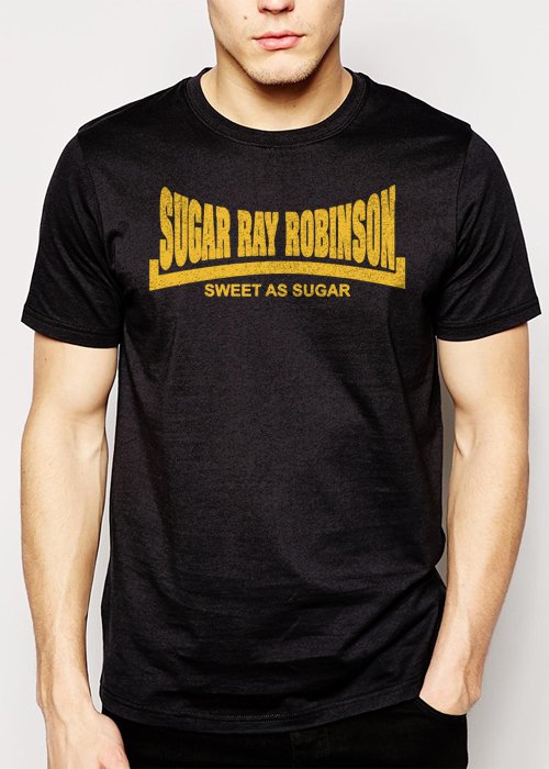 Best Buy Sugar Ray Robinson Sweet As Sugar T-Shirt Men Adult T-Shirt Sz S-2XL