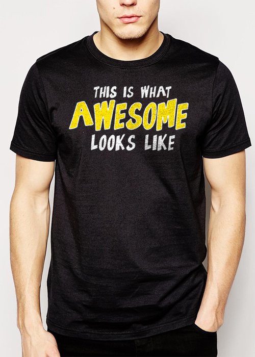 Best Buy This is What Awesome Looks Like Funny captain Men Adult T-Shirt Sz S-2XL