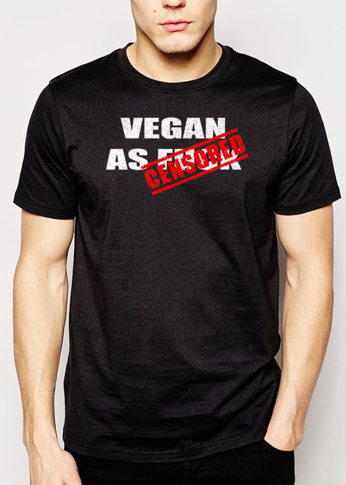 Best Buy Vegan As Fxck Men Adult T-Shirt Sz S-2XL
