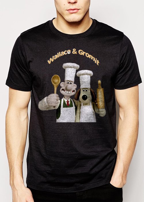 Best Buy Wallace And Gromit Men Adult T-Shirt Sz S-2XL