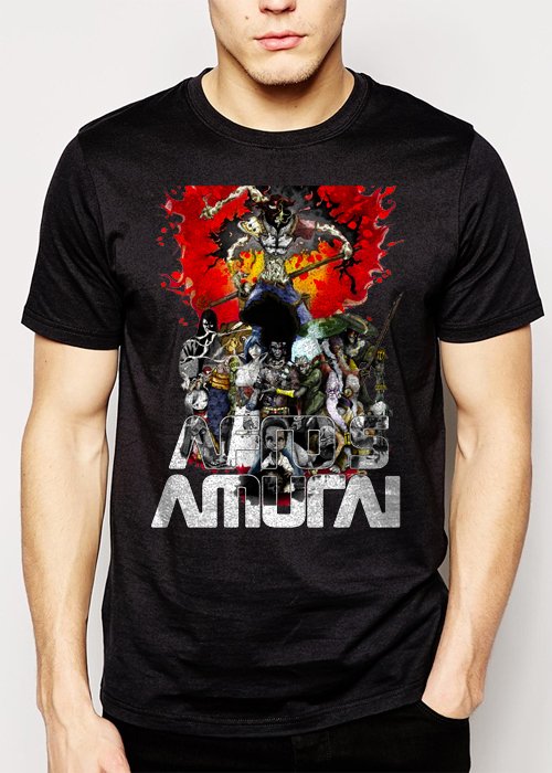 Best Buy Afro Samurai Cartoon Men Adult T-Shirt Sz S-2XL