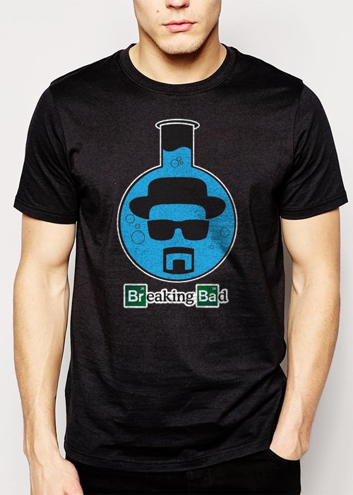 Best Buy Breaking Bad Lab Beaker Heisenberg Walter White Men Adult T-Shirt Sz S-2XL