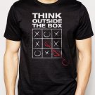 Best Buy THINK OUTSIDE THE BOX unique individual tic tac toe Men Adult T-Shirt Sz S-2XL