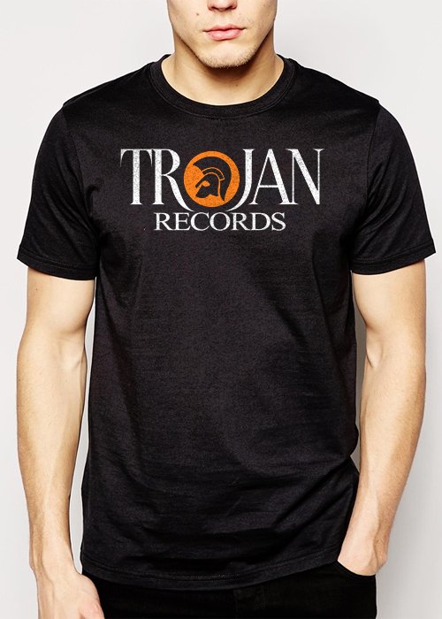 Best Buy Trojan Records Ska Reggae Men Adult T-Shirt Sz S-2XL