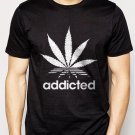 Best Buy Addicted Cannabis Funky Cool Swag Men Adult T-Shirt Sz S-2XL