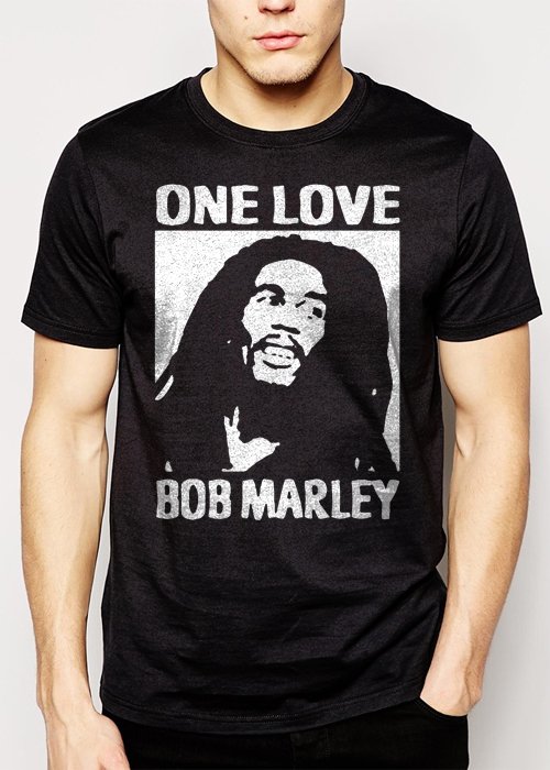 Best Buy Bob Marley One Love 70s Classic Reggae Men Adult T-Shirt Sz S-2XL