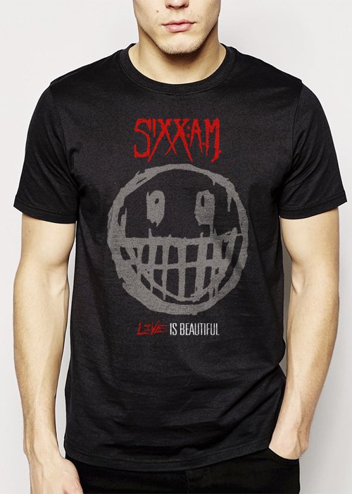 Best Buy Sixx Am Nikki Sixx Hard Rock Men Adult T-Shirt Sz S-2XL
