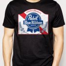 Best Buy Pabst Blue Ribbon Beer Logo Men Adult T-Shirt Sz S-2XL