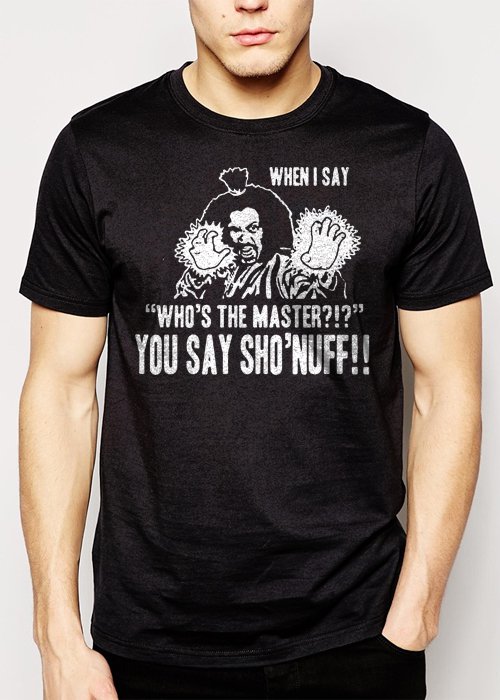 Best Buy WHO'S The MASTER You Say Sho'Nuff - The Last Dragon Men Adult T-Shirt Sz S-2XL
