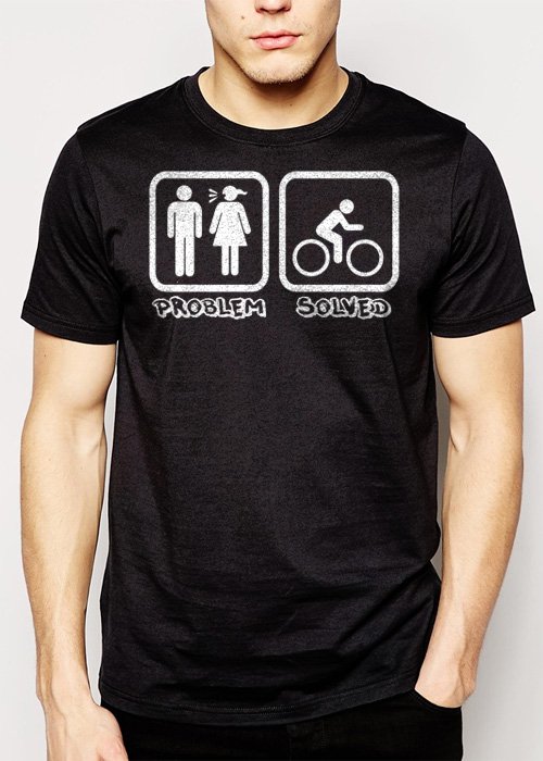 Best Buy Cycling - Problem Solved Men Adult T-Shirt Sz S-2XL