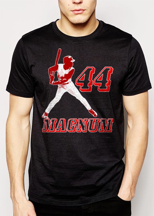 Best Buy Magnum 44 Eric Davis Reds Men Adult T-Shirt Sz S-2XL