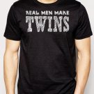 Best Buy Real Men Make Twins Funny Dad Men Adult T-Shirt Sz S-2XL