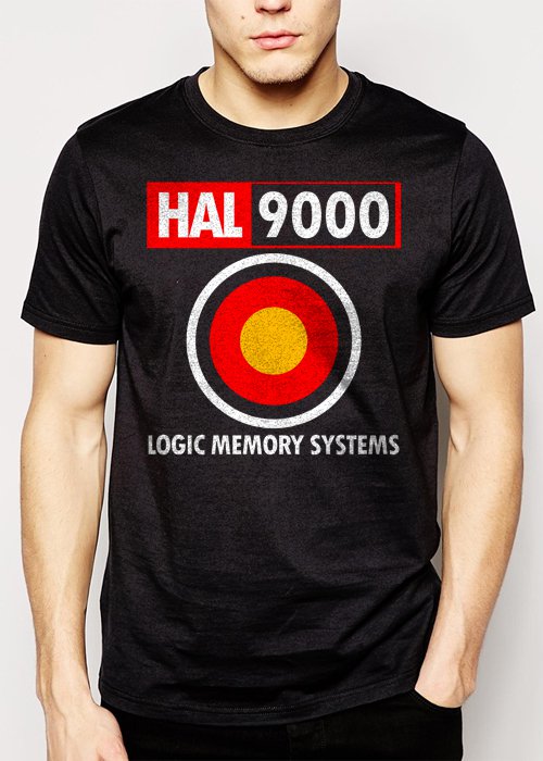 Best Buy 2001 Space Odyssey HAL 9000 Men Adult T-Shirt Sz S-2XL