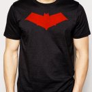 Best Buy Red Hood Logo Red Bat Symbol Jason Todd Men Adult T-Shirt Sz S-2XL