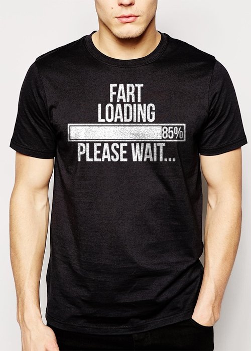 Best Buy FART LOADING PLEASE WAIT Men Adult T-Shirt Sz S-2XL