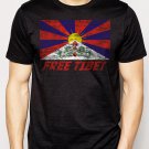 Best Buy FREE TIBET Coexist Flag Dalai Lama Peace Human Rights Men Adult T-Shirt Sz S-2XL