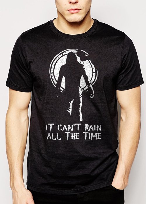 Best Buy It Cant Rain All The Time The Crow Men Adult T-Shirt Sz S-2XL