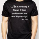 Best Buy LIFE IS LIKE RIDING A BICYCLE Men Adult T-Shirt Sz S-2XL